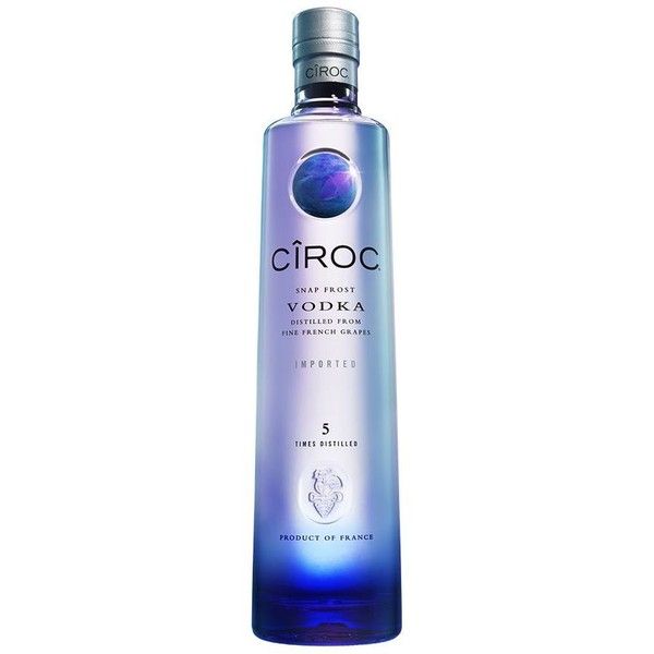 Ciroc Vodka ($52) ❤ liked on Polyvore featuring food, drinks, food and drink and filler Cîroc Blue (70cl) - Image 1