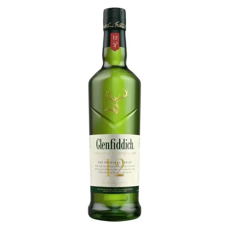 Glenfiddich 12 Year Old Single Malt Whisky 70cl Glenfiddich Malt (70cl) - Image 1