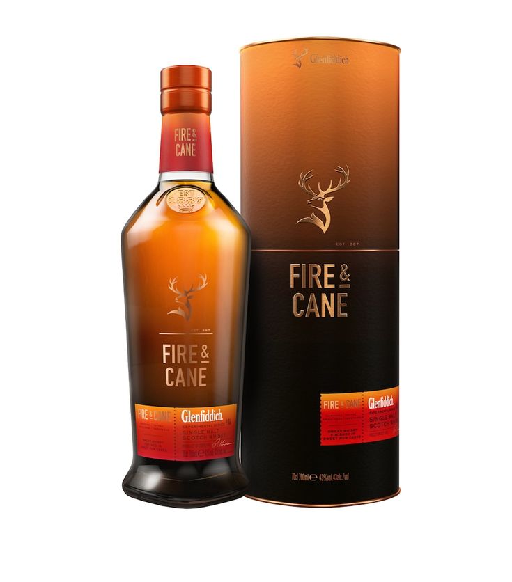 Glenfiddich Glenfiddich Fire and Cane Whisky (70cl) Glenfiddich Fire & Cane (70cl) - Image 1