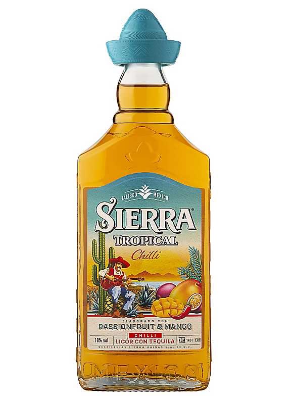 Sierra Tropical Chilli Tequila Liqueur 70cl Sierra Tequila Tropical (70cl) - Image 1